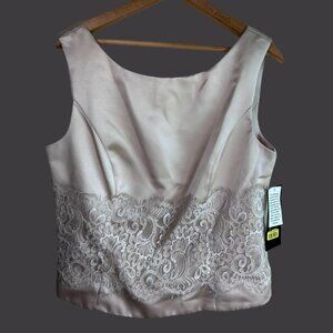 Vintage 90s J.R. Nites by Caliendo Embellished Crop Tank Top